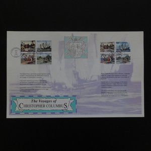 1st Day of Issue ~ COLUMBUS STAMP SET ~ US & ITALY